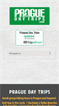 Mobile Screenshot of praguedaytrips.com