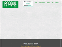 Tablet Screenshot of praguedaytrips.com